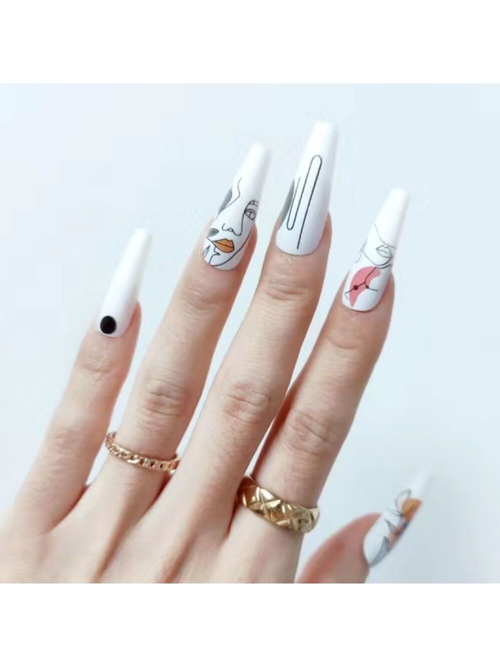Artsy Gal - Nail Junkie - full artificial nail set